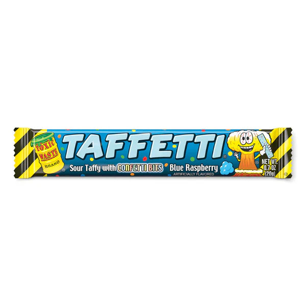 Toxic Waste Taffetti Blue Raspberry .7oz 24ct - candynow.ca