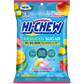 Hi Chew Bag Reduced Sugar Mango & Straw 2.12oz
