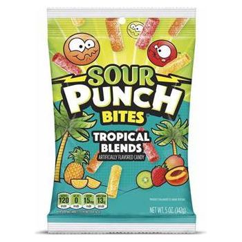 Sour Punch Tropical Bites Peg 5oz