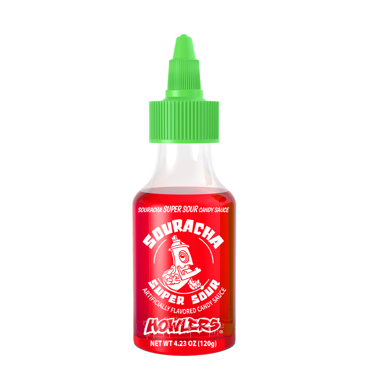 Howlers Souracha Super Sour Candy Sauce 4.23oz 12ct - candynow.ca