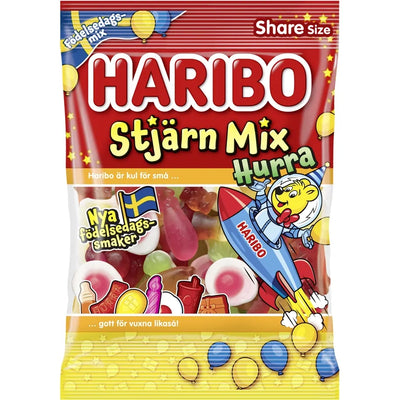 Haribo Starmix Hurray 170g (Sweden)