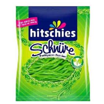 Hitschies Apple Laces Gummies 125g 15ct Vegan (Europe) - candynow.ca