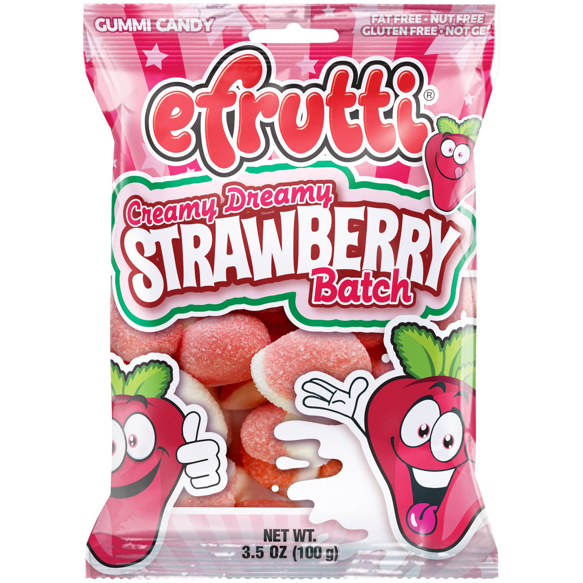 E-Frutti  Creamy Dreamy Strawberries 3.5oz 12ct - candynow.ca