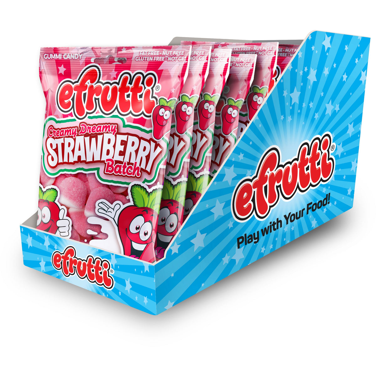 E-Frutti  Creamy Dreamy Strawberries 3.5oz 12ct - candynow.ca
