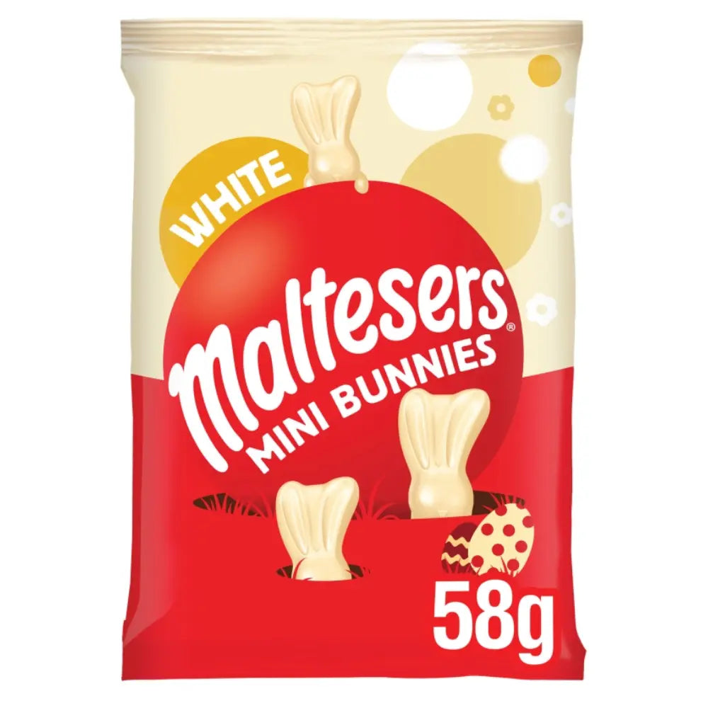 Maltesers White Chocolate Easter Mini Bunnies Bag 58g (UK)