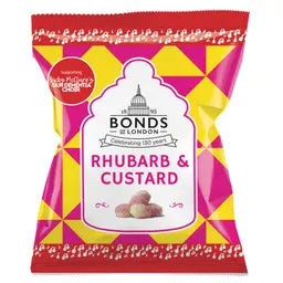 Bonds Rhubarb & Custard Bags 130g  (UK)