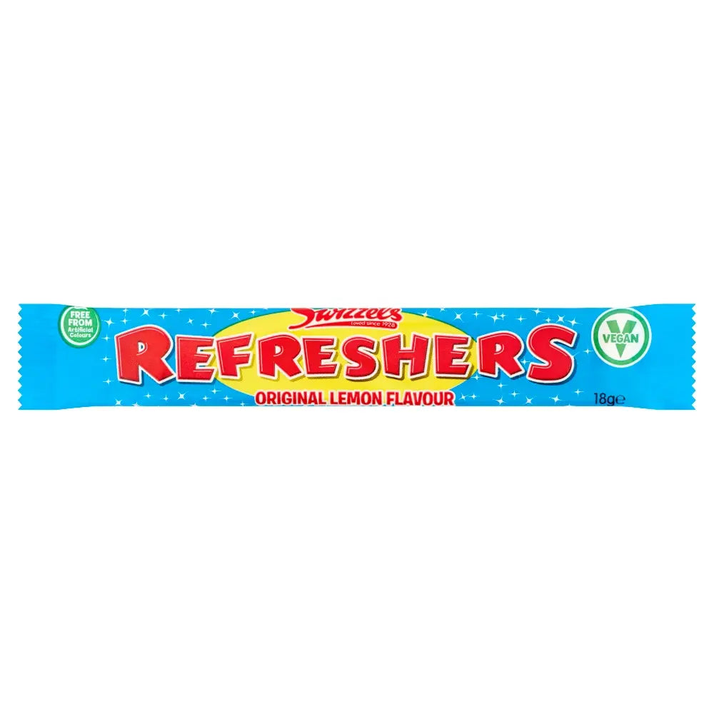 Swizzels Refreshers Original Lemon Flavour Chew Bar 18g  (UK)