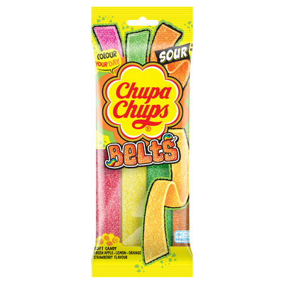 Chupa Chups Sour Mixed Belts Peg Bag 90g (UK)