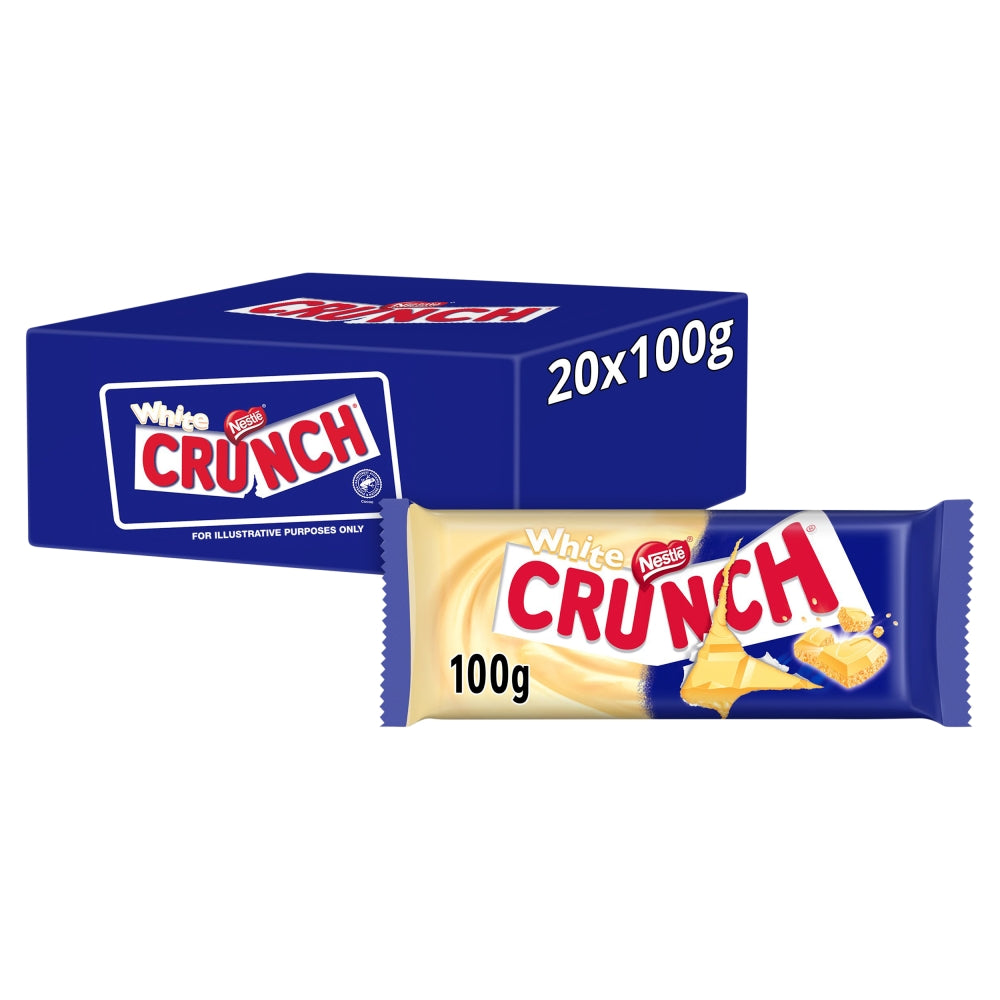 Crunch White Chocolate Sharing Bar 100g (UK)