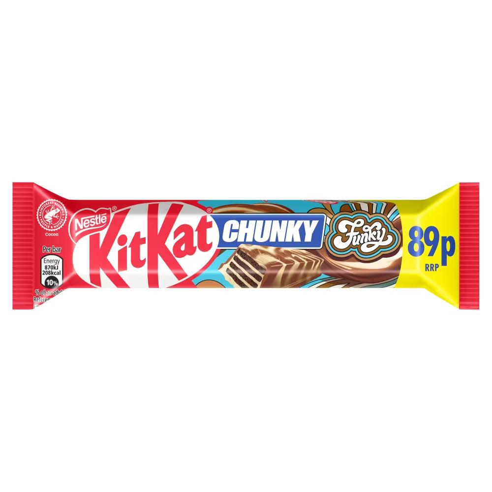 KitKat Chunky Funky Chocolate Bar 40g (UK)