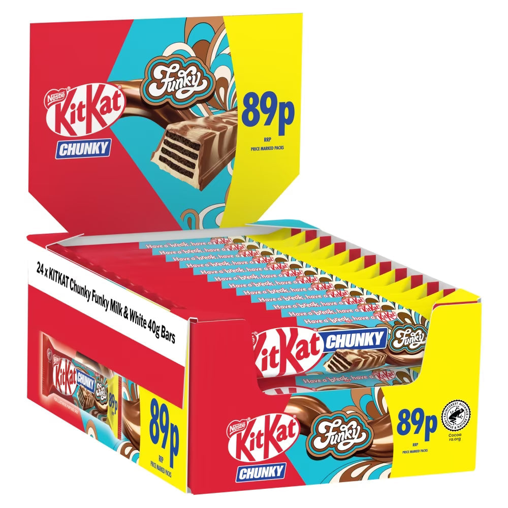 KitKat Chunky Funky Chocolate Bar 40g (UK)