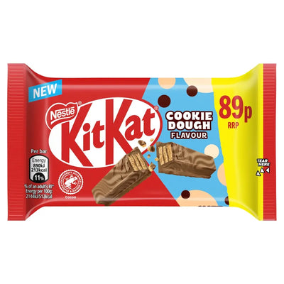 KitKat 4 Finger Cookie Dough Chocolate Bar 41.5g (UK)