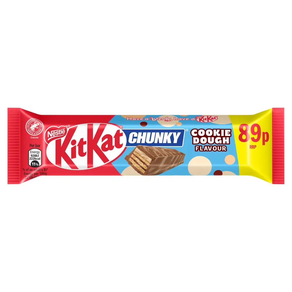 Kit Kat Chunky Cookie Dough Chocolate Bar 42g  (UK)