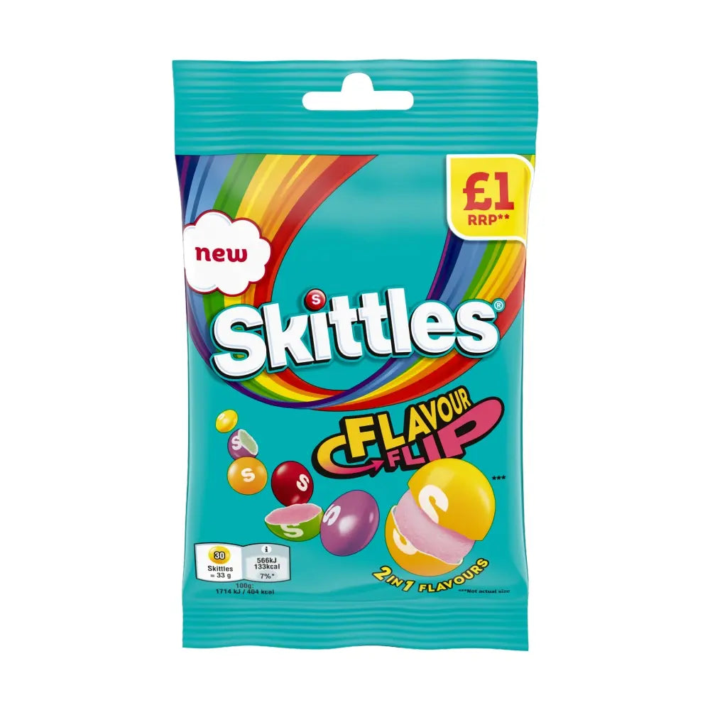 Skittles Flavour Flip 109g  (UK)
