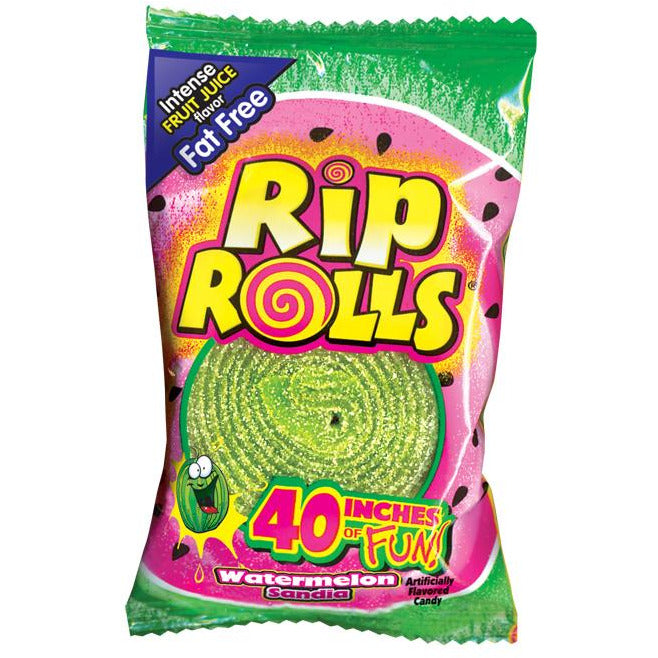 Rip Rolls Watermelon 1.4oz 24ct - candynow.ca