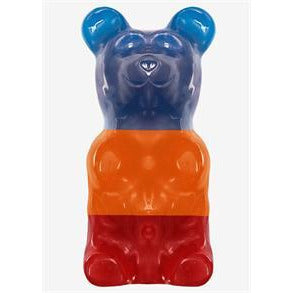 World's Largest Gummy Bear 3-Tone Assorted 5lb (2.26kg) NEW BLISTER PACKING (FIRM, STANDS ON THE SHELF) 2.26kg