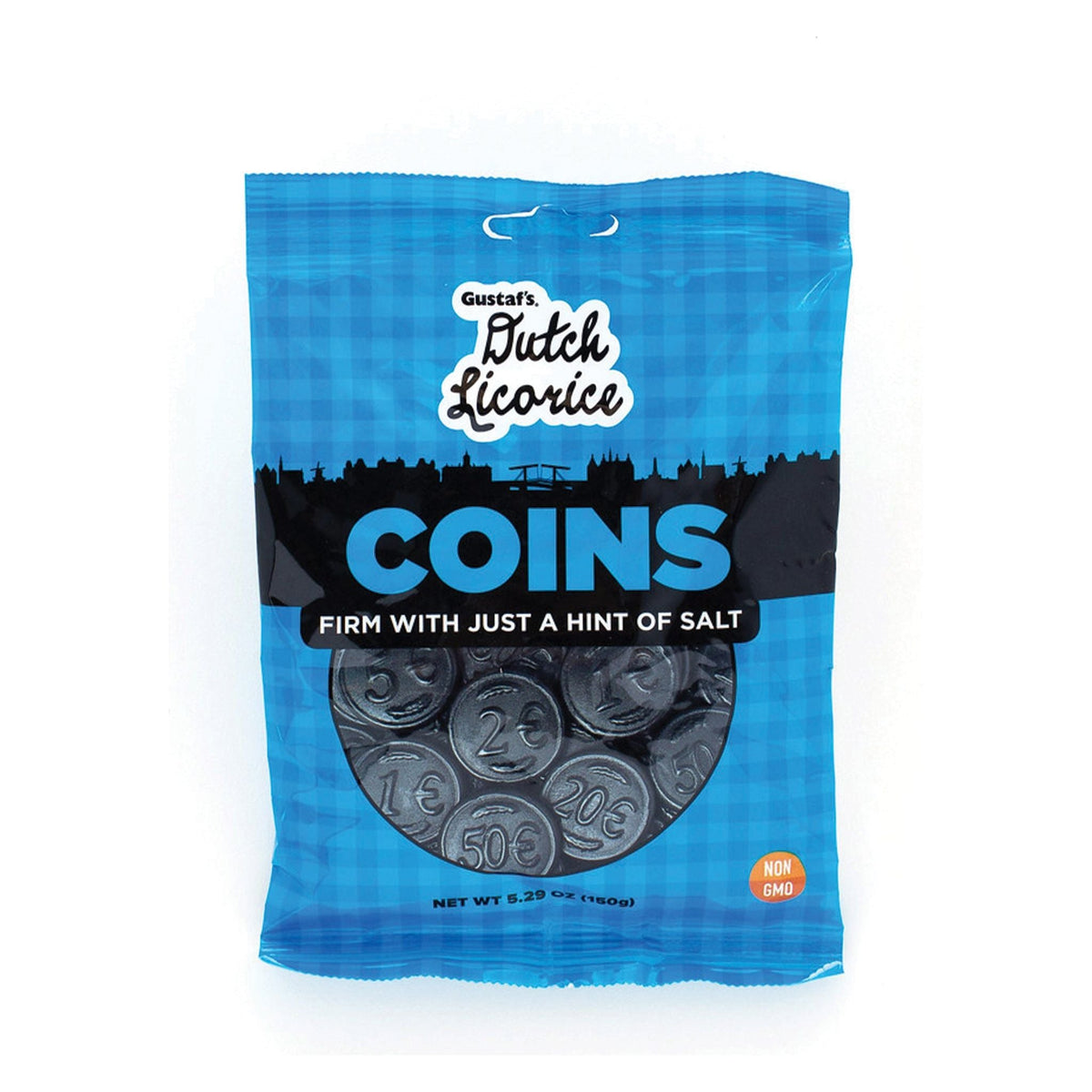 Gustaf's Dutch Licorice Coins Bag 5.29oz 12ct - candynow.ca