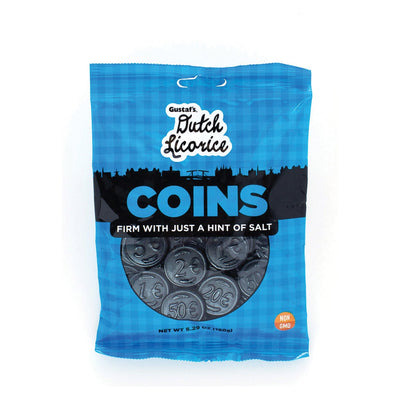 Gustaf's Dutch Licorice Coins Bag 5.29oz