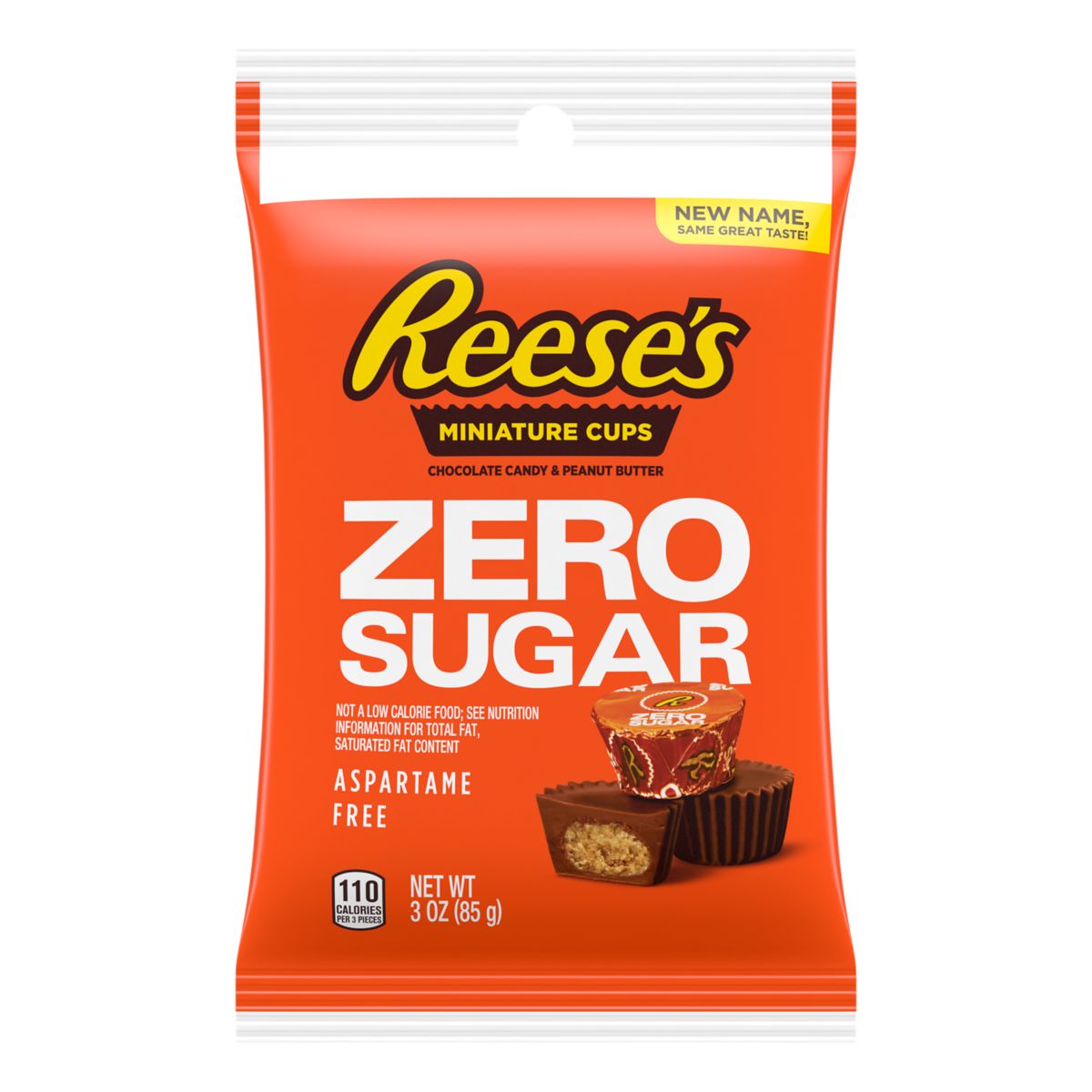 Reese's Mini Cups Peg Bag Zero Sugar 3oz 12ct - candynow.ca