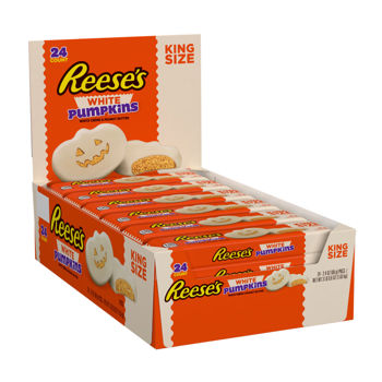 Reese's Enrobed In White Creme Pumpkin King Size 2.4oz.