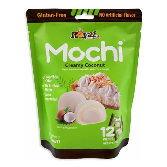 Royal Family Mochi Creamy Coconut Peg Bag 6.34oz 12ct (Taiwan) - candynow.ca
