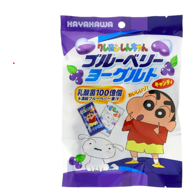 Hayakawa Seika Crayon Shin-Chan Blueberry Yogurt Candy 70g 20ct (Japan) 70g (Japan)
