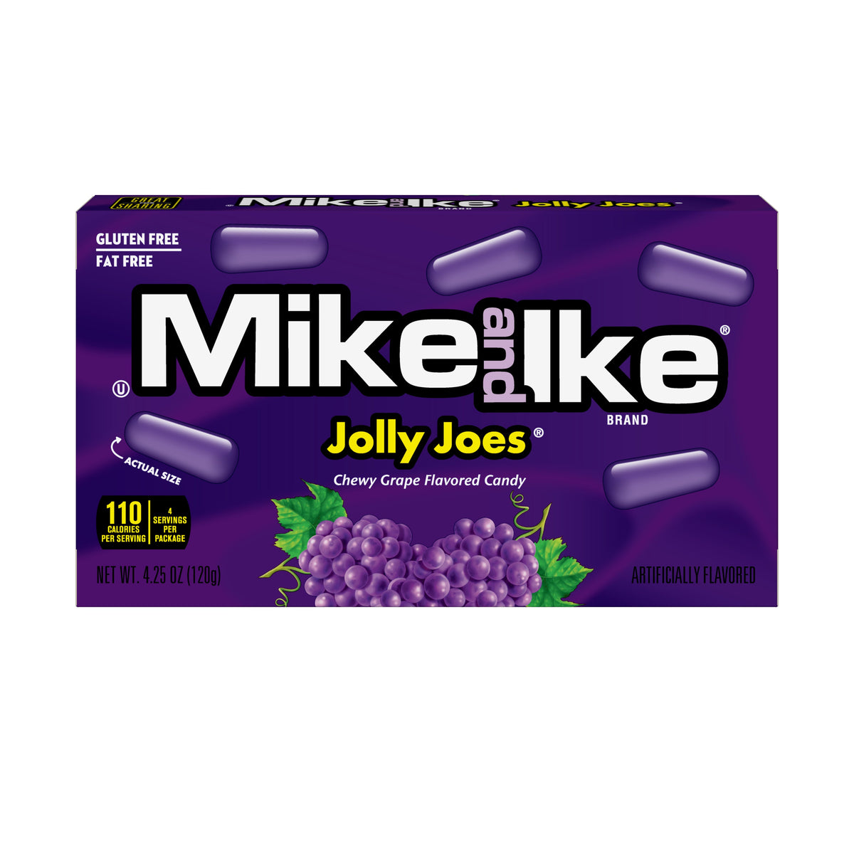 Mike & Ike Theater Box Jolly Joes 4.25oz 12ct - candynow.ca