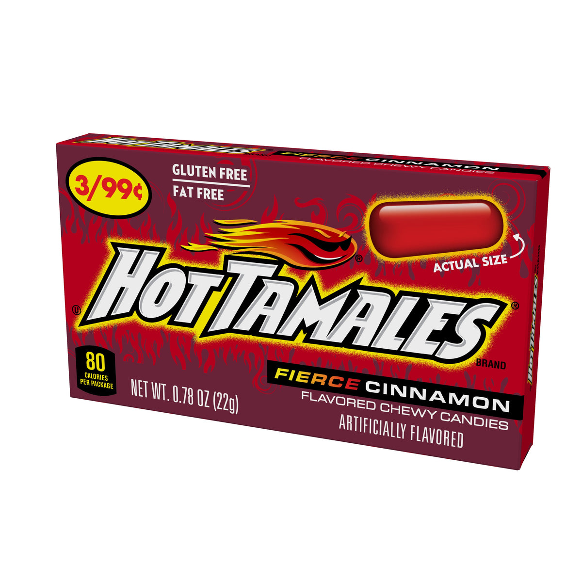 Hot Tamales .78oz 24ct - candynow.ca