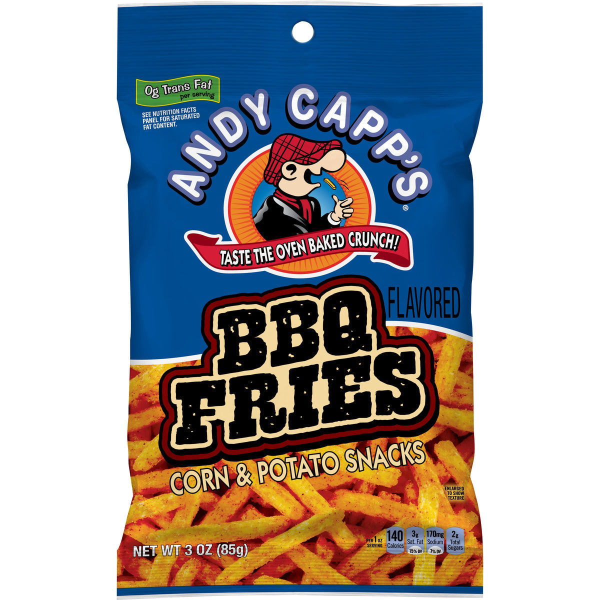 Andy Capp's BBQ Fries 3oz 12ct - candynow.ca