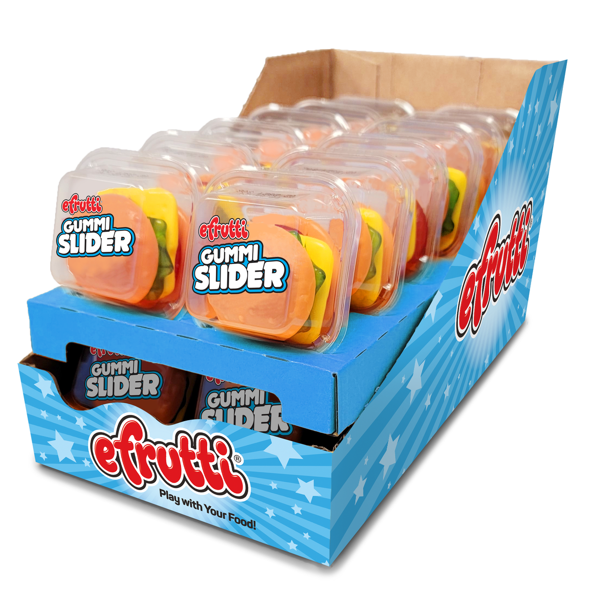 E-Frutti Gummi Sliders 1.75oz 24ct - candynow.ca