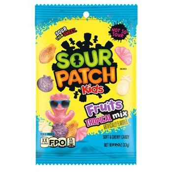 Sour Patch Kids Fruit Mix 3.08oz 12ct - candynow.ca