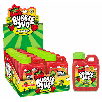 Bubble Jug Strawberry 1.94oz Jug 12ct - candynow.ca