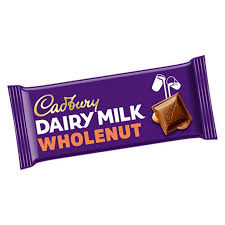 Cadbury Dairy Milk Whole Nut 120g (UK)