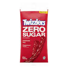 Twizzlers Peg Bag Strawberry Twists Zero Sugar 5oz