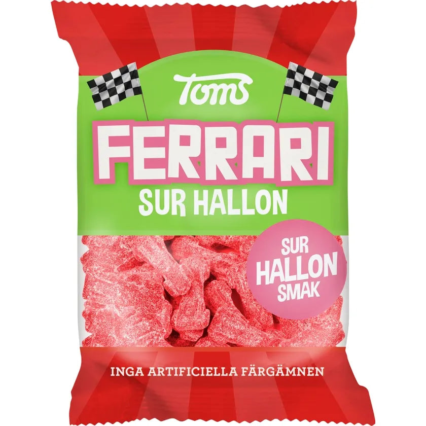 Toms Ferrari Sour Raspberry 120g (Sweden)