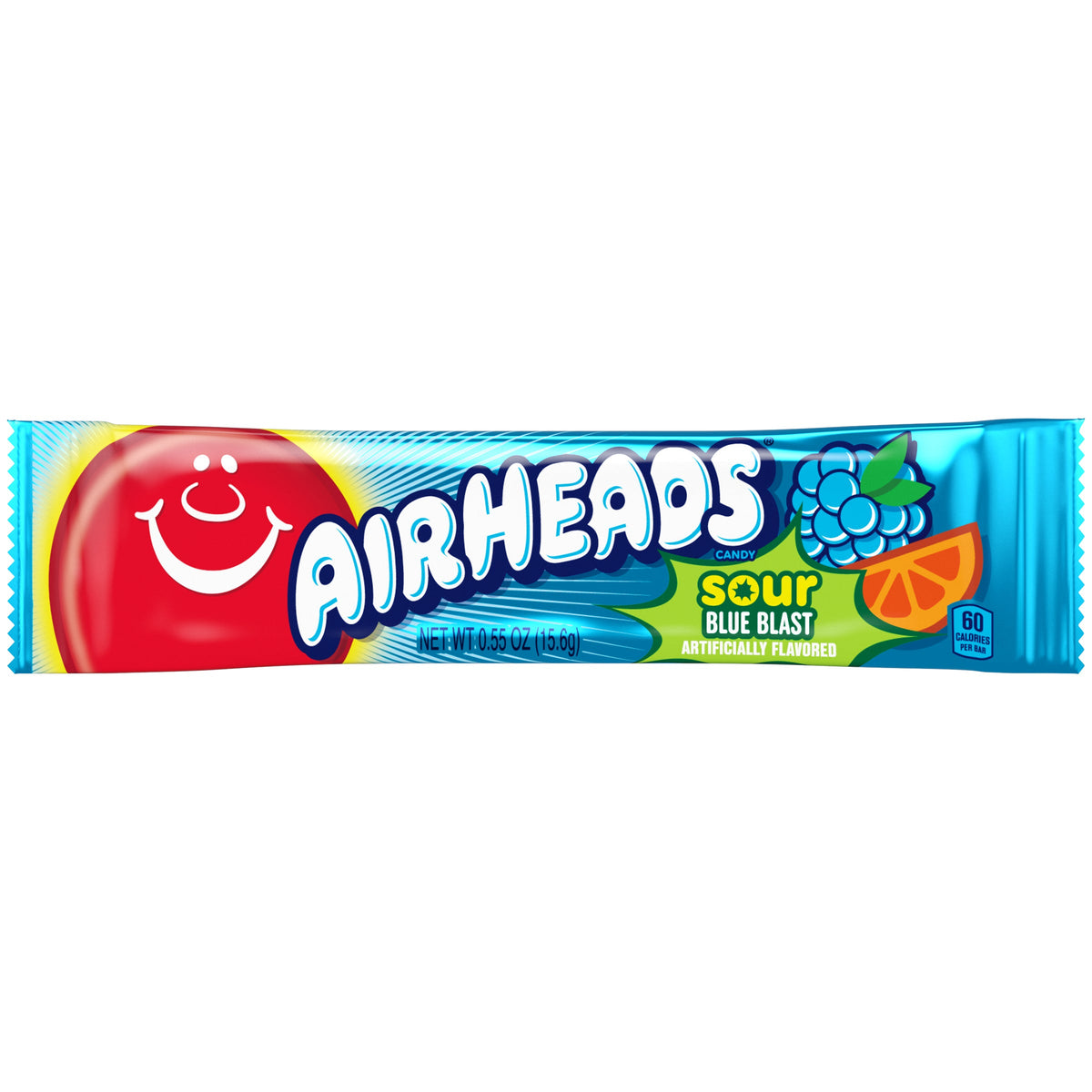 Airheads Singles Sour Blue Blast 0.55oz
