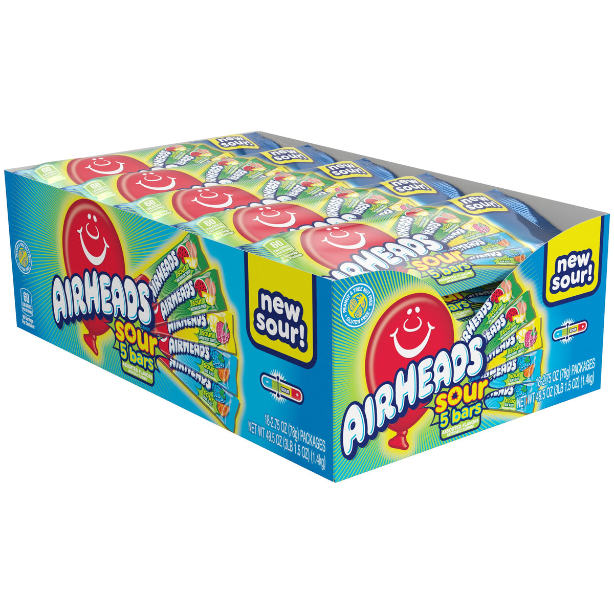 Airheads 5 Bar Sour 2.75oz