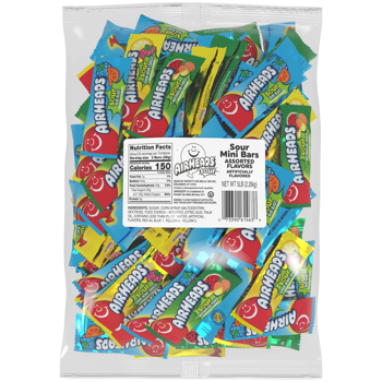 Airheads Mini Bars Assorted Sours Bulk 5lb 1ct - candynow.ca