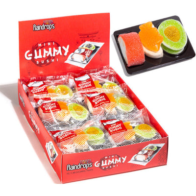 Raindrops Mini Gummy Sushi Display