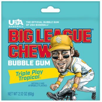 Big League Chew Triple play Tropical 2.12oz