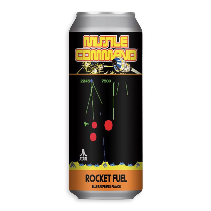 Rocket Fizz Cans Missile Command Rocket Fuel Blue Raspberry 16oz