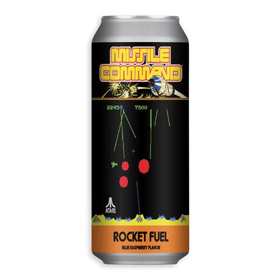 Rocket Fizz Cans Missile Command Rocket Fuel Blue Raspberry 16oz