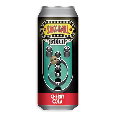 Rocket Fizz Cans Skee-Ball Cherry Cola 16oz