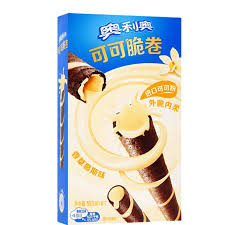 Oreo Crispy Roll Vanilla Mousse 50g 24ct (China) - candynow.ca