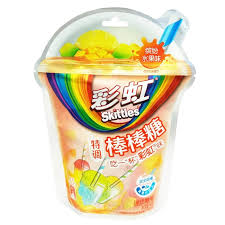 Skittles Lollipop Mixed Fruits Flavor 54g (China)