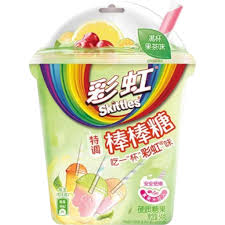 Skittles Lollipop Fruit Tea Flavor 54g (China)