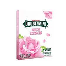 Doublemint Chewing Gum Rose & Peppermint 32g 10ct (China) - candynow.ca