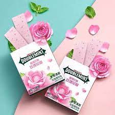 Doublemint Chewing Gum Rose & Peppermint 32g 10ct (China) - candynow.ca