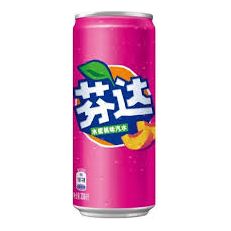 Fanta Peach Can 330ml 12ct (China) (Shipping Extra, Click for Details) - candynow.ca