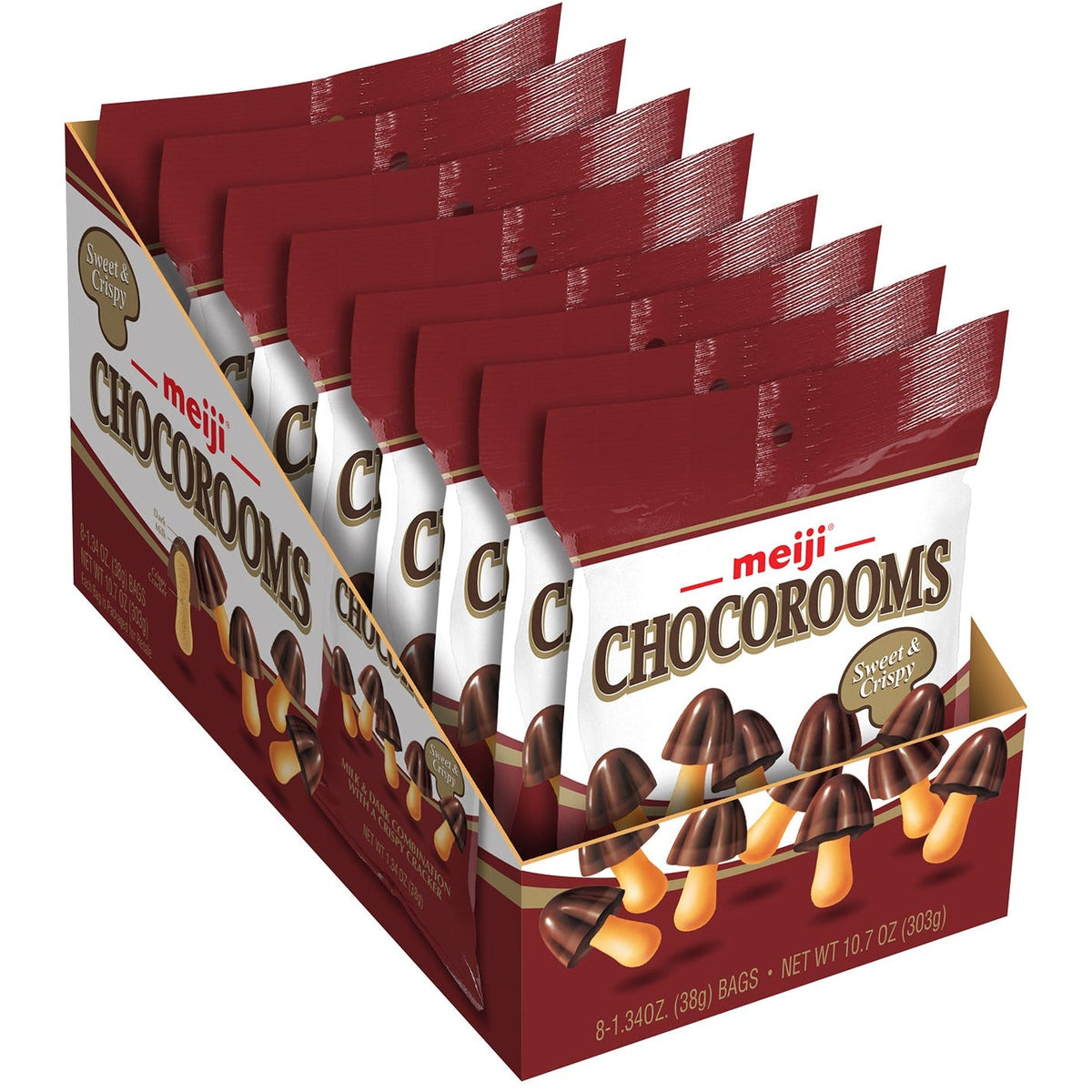 Meiji Chocorooms 1.34oz 8ct - candynow.ca
